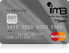 Card Services Online - IMB MasterCard